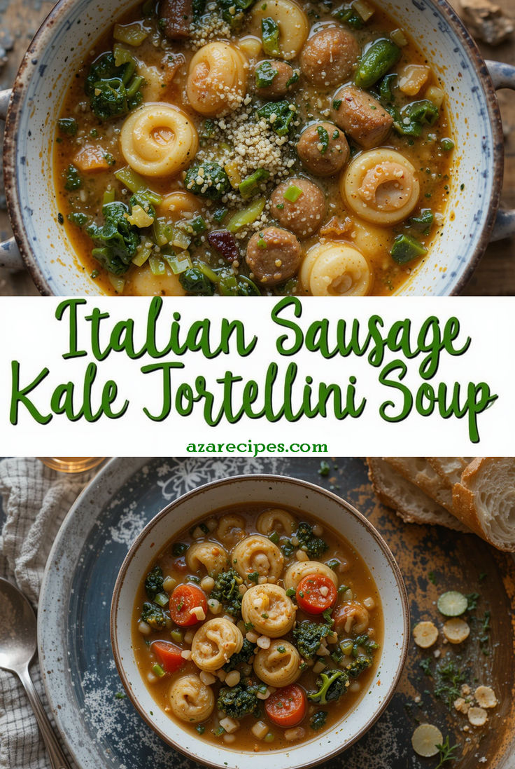 Hearty Italian Sausage Kale Tortellini Soup: Delicious & Versatile